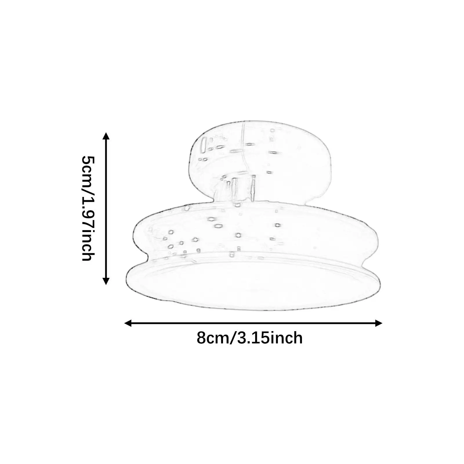 حامل شفط رافع وعاء الموسيقى بوذا، مقبض سيليكون خفيف الوزن لآلة وعاء الصوت الكريستالي وممارسة التأمل #6