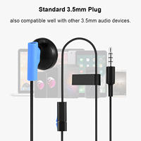 3.5mm Gaming Earphone Headphone Headset w/ Mic for Sony Playstation 4 PS4 Controller