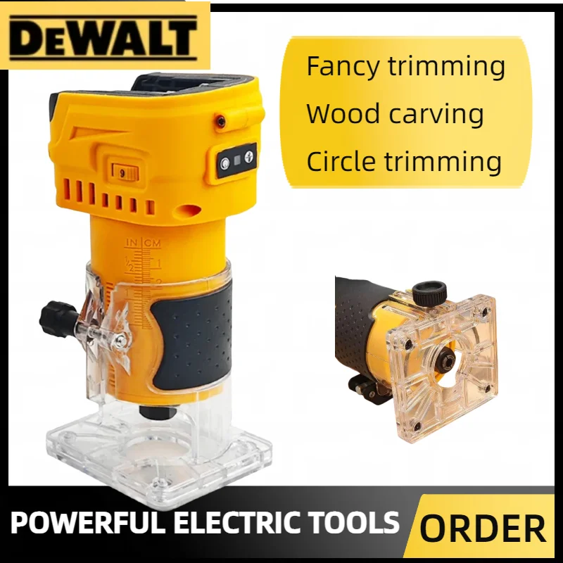 

DeWalt Brushless Wood Groove Trimmer, Rechargeable Lithium Portable Multifunctional Electric Tool For DeWalt 20V Battery