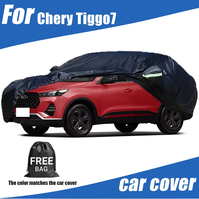 

For Chery Tiggo 7 All-Season Car Cover Waterproof Dustproof UV Proof Snowproof Scratch Resistant Full Protection Car Accessories