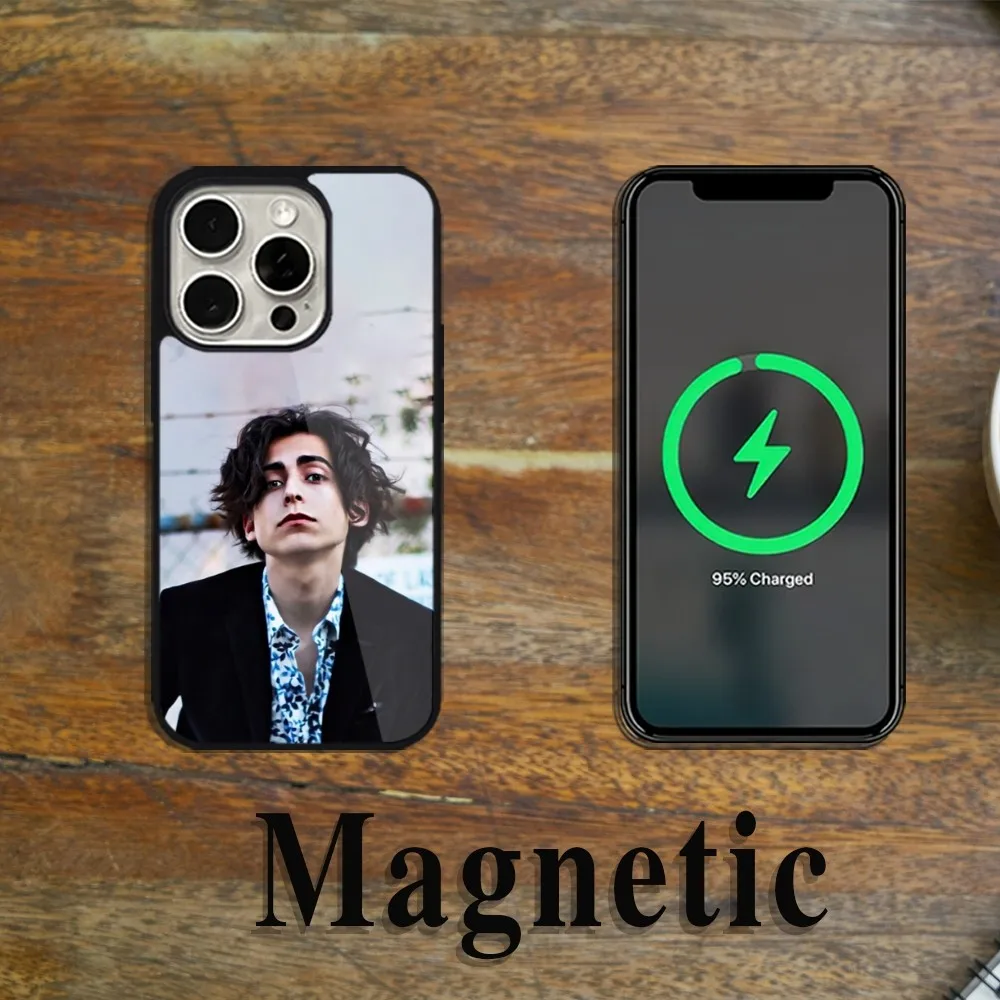 Aidan G-Gallagher Actor Phone Case Magsafe Magnetic For iPhone 11 12 13 14 15 Pro Max Plus Wireless Charging