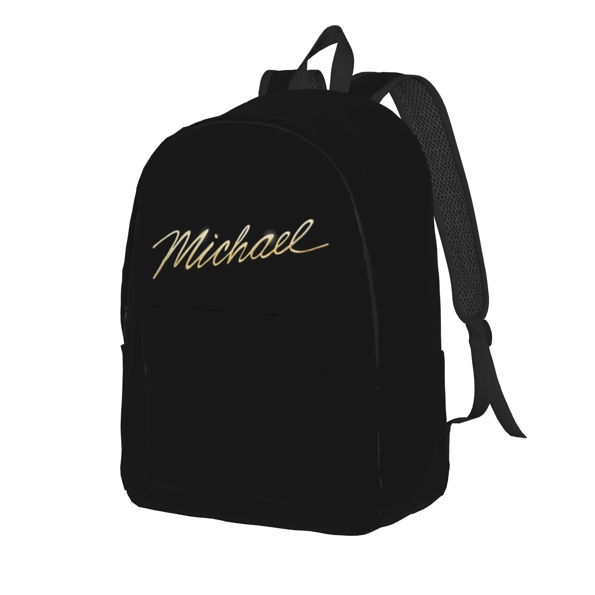 Michael Jacksons Musical Movie 2026 Casual Backpack with Pocket Student Work  Daypack for Men Women Laptop Computer Canvas Bags