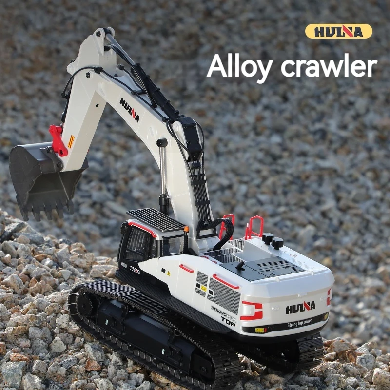 รถขุดของเล่นบังคับวิทยุ รุ่นอัลลอยคุณภาพสูง ของขวัญสำหรับเด็ก รถบรรทุก RC แบบจำลองเครื่องจักรกลวิศวกรรม