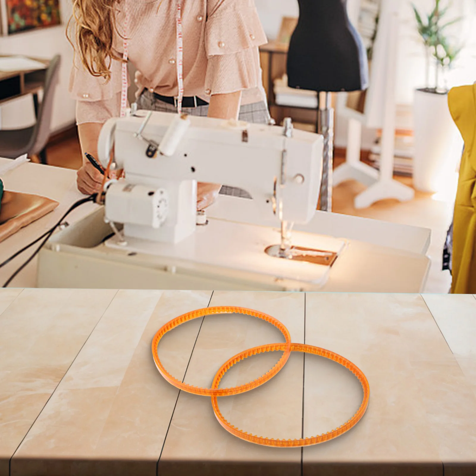 MB-360 Motor Belt Motor Drive Belt Convenient Easy Installation Easy To Use Polyurethane For Old Sewing Machine