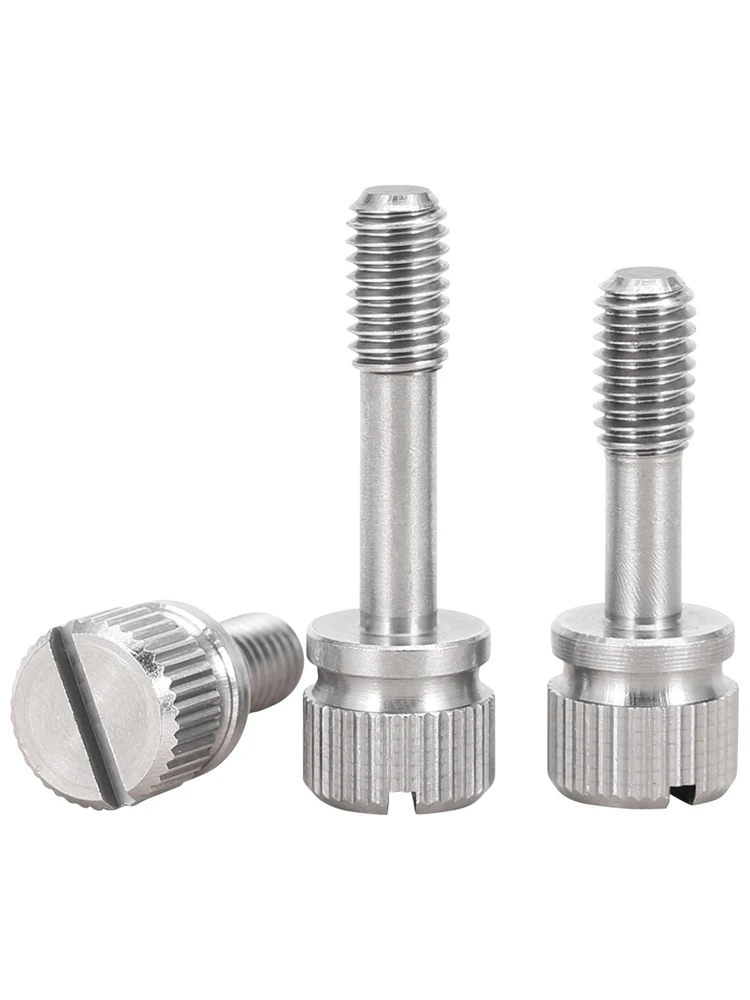 M2 M2.5 M3 M4 M5 M6 M8 304 Stainless Steel GB839 Slotted Hand Tighten Thumb Screw Anti-loosening High Head Knurled Bolt