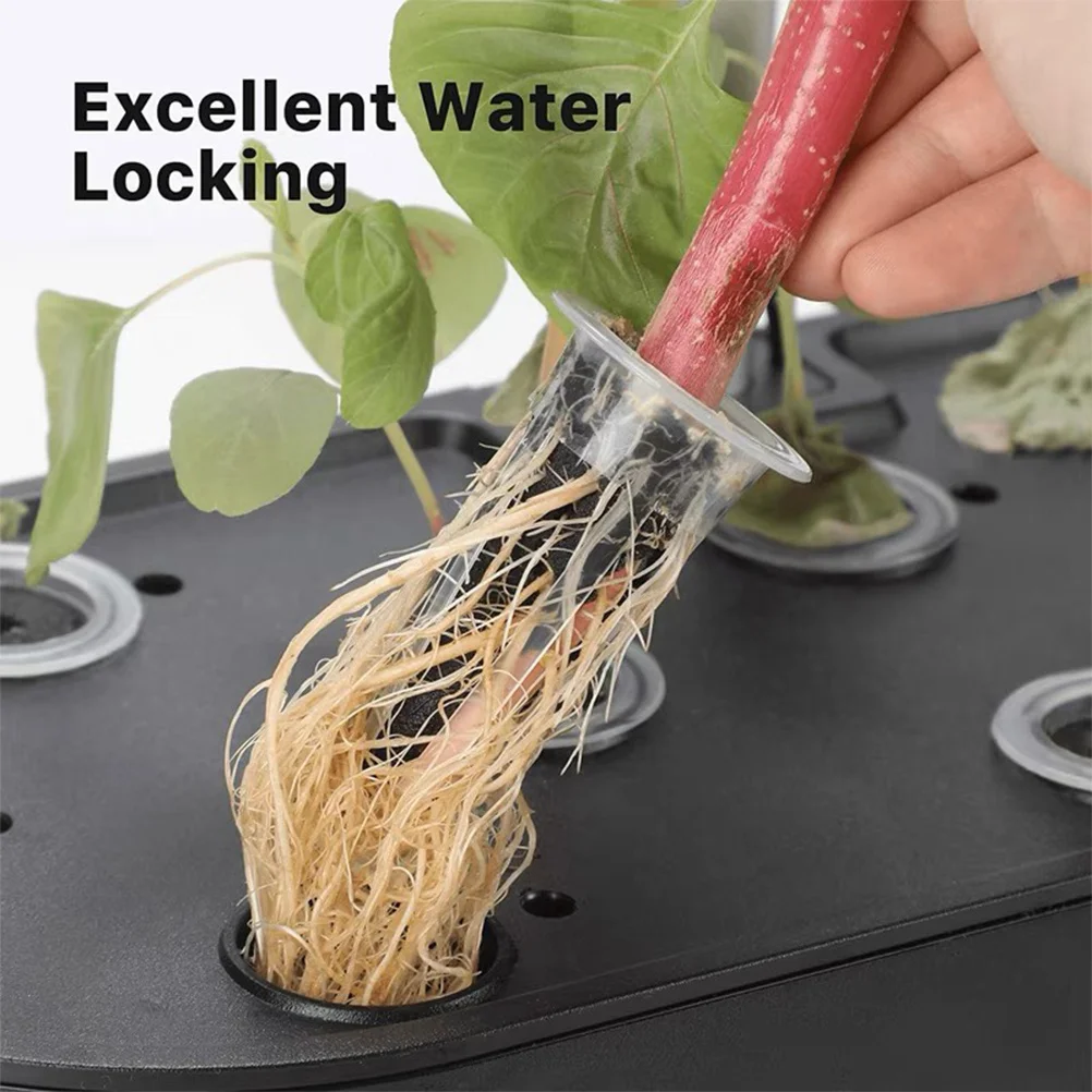 

50Pcs Sponge Hydroponic Grow Sponges for Indoor Garden Use High Water Absorption Air Permeable Nutrient Rich Plant