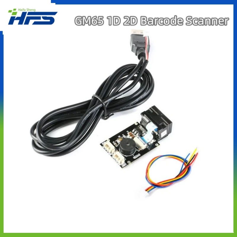 

GM65 1D 2D Barcode Scanner Bar Code Reader QR Code Reader Module CMOS With Cable USB2.0 UART CMOS