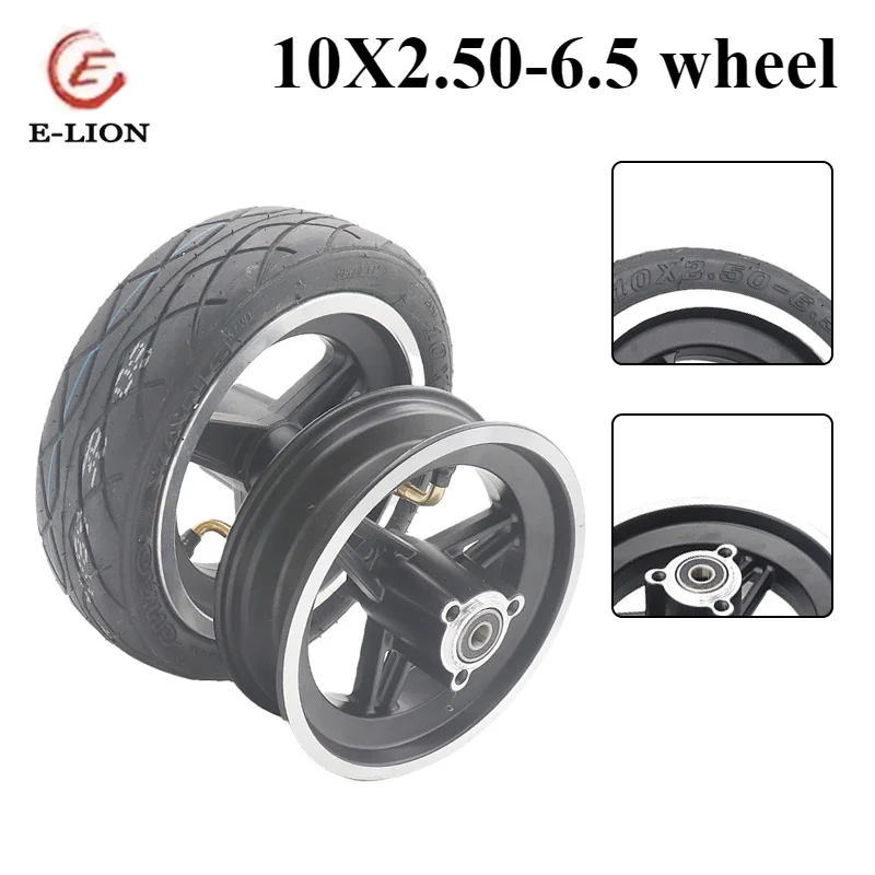 

10X2.50-6.5 CHAOYANG thickening tubeless tyre with hub for Electric scooter Balancing Hoverboard 10*2.50-6.5 wheel Parts