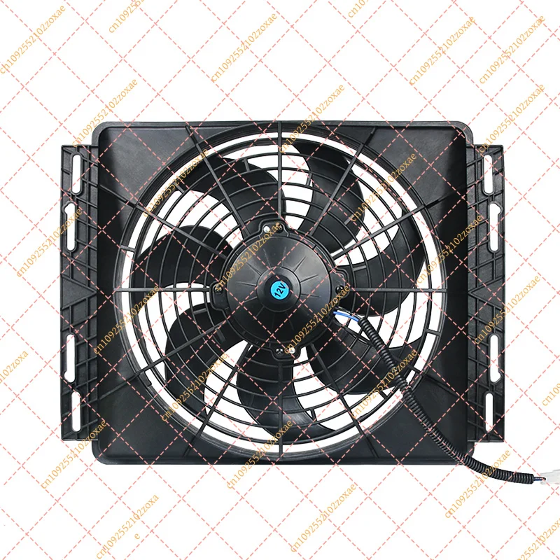 Universal 120W Car Radiator Cooling Fan 12V 24V High Power Electric Motor Truck Water Tank Condenser Replacement Parts