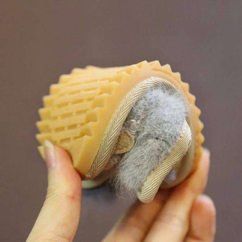 الشتاء طفل الفتيات أحذية الثلوج مختلط الألوان الدافئة بطانة أفخم حذاء من الجلد للأطفال الصغار أزياء الأطفال الأحذية القطنية #5