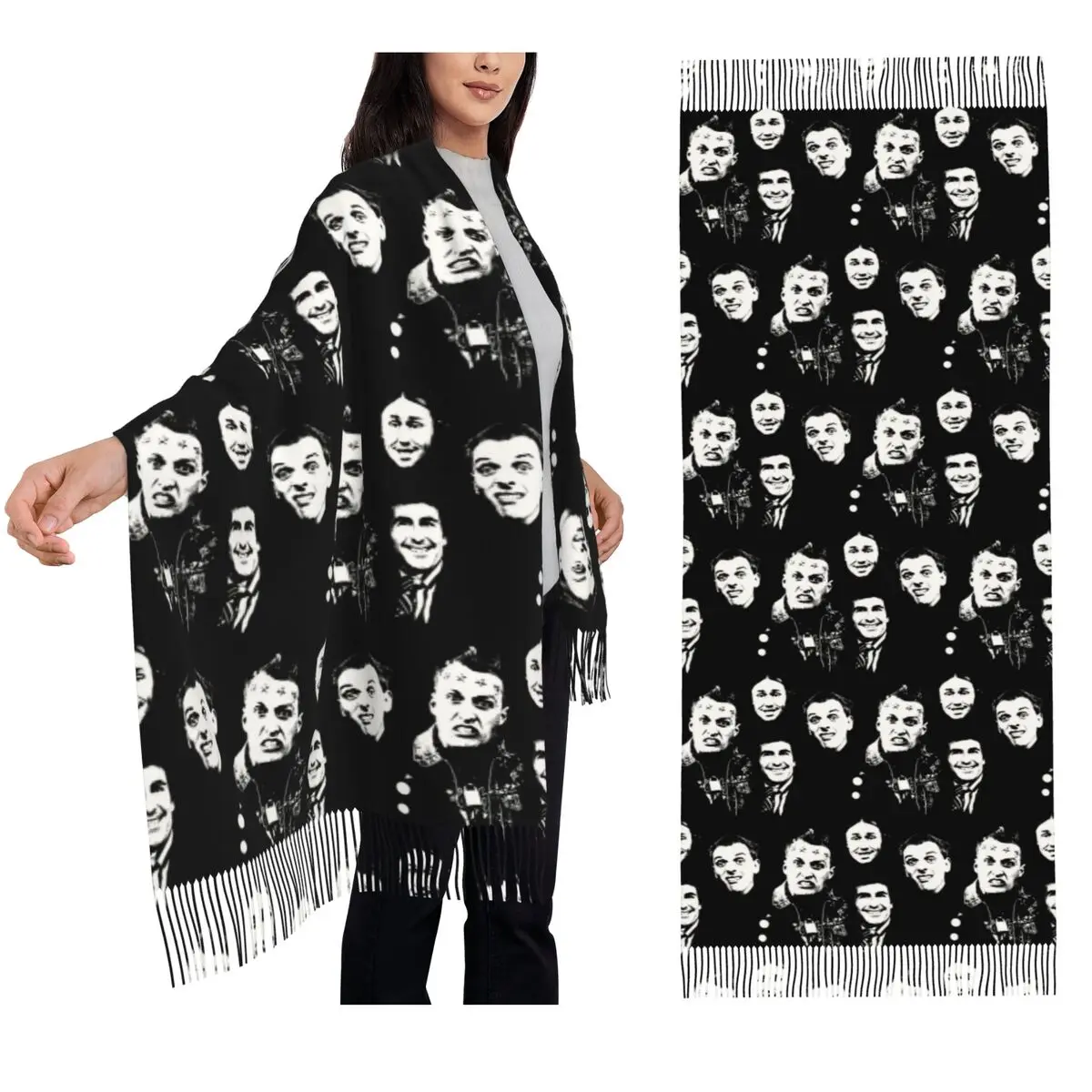 

Шарф The Young Ones, шарфы с кисточками для женщин, мягкие теплые шали и накидки, большая осенне-зимняя шаль