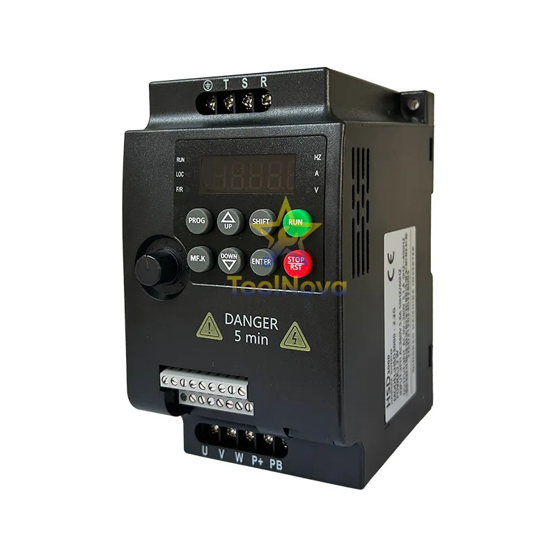 General Frequency Inverter Single-phase 220v Three-phase 380V 0.75/1.5/2.2/3/4/5KW Governor