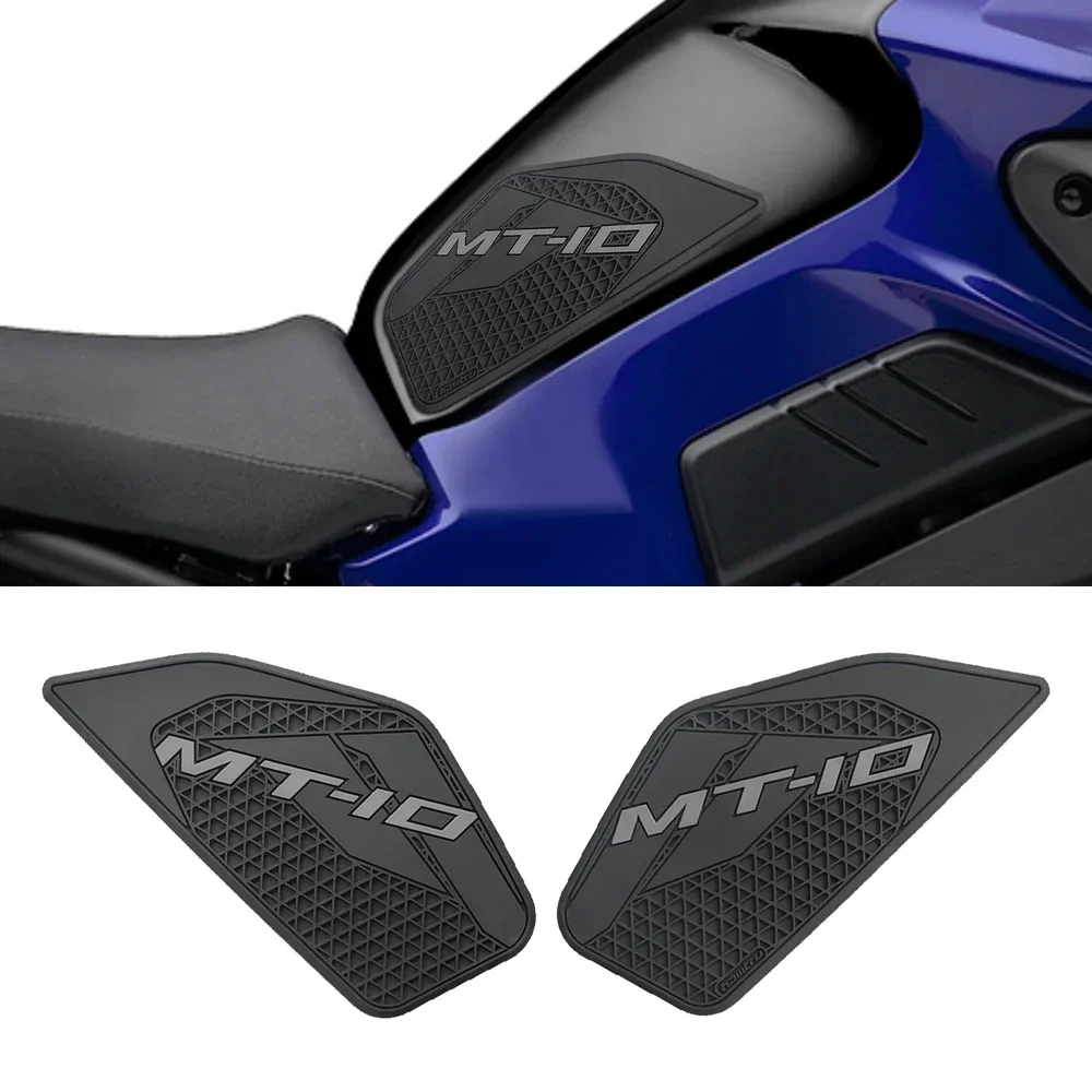 

Для MT-10 MT10 2016-2024 мотоциклетный бак, тяговая накладка, противоскользящая наклейка, защита боковой ручки