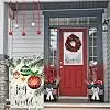 Christmas Garden Flag 12x18 Inch Joy To The World Winter Outdoor Yard Flag Double Sided Small Burlap Family Xmas Balls Holid jjp