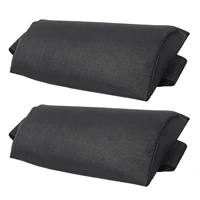 Silla de ocio plegable para exteriores, almohada para la cabeza, tumbona Premium, soporte para el cuello, cojín extraíble, suministros de ocio, 2 uds.