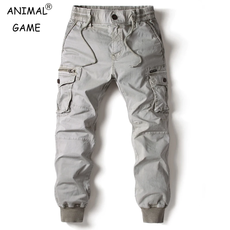 

Overalls Men's Jogging Slacks Cotton Pants Military Street Wear Men's Work Tactical Tracksuit Pants Plus Size