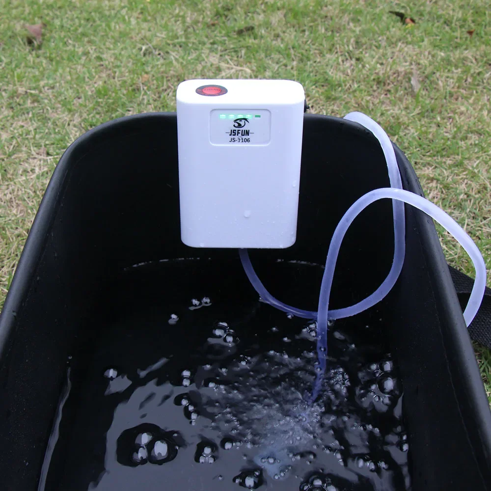 

Oxygenated Fish Pump USB Rechargeable Bubbler Aerator Ultra Quiet Oxygen Pump Portable Outdoor Fishing Laser