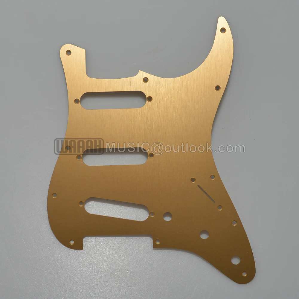 Electric Guitar SSS Pickguard 11 Holes Aluminum Alloy for STcaster Guitar