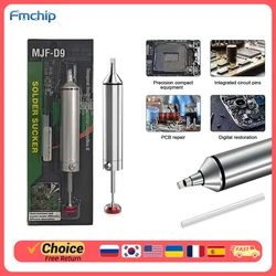 FMchip Aluminium Solder Sucker — Powerful Vacuum for Component and PCB Repair, Featuring Anti-Clogging Design