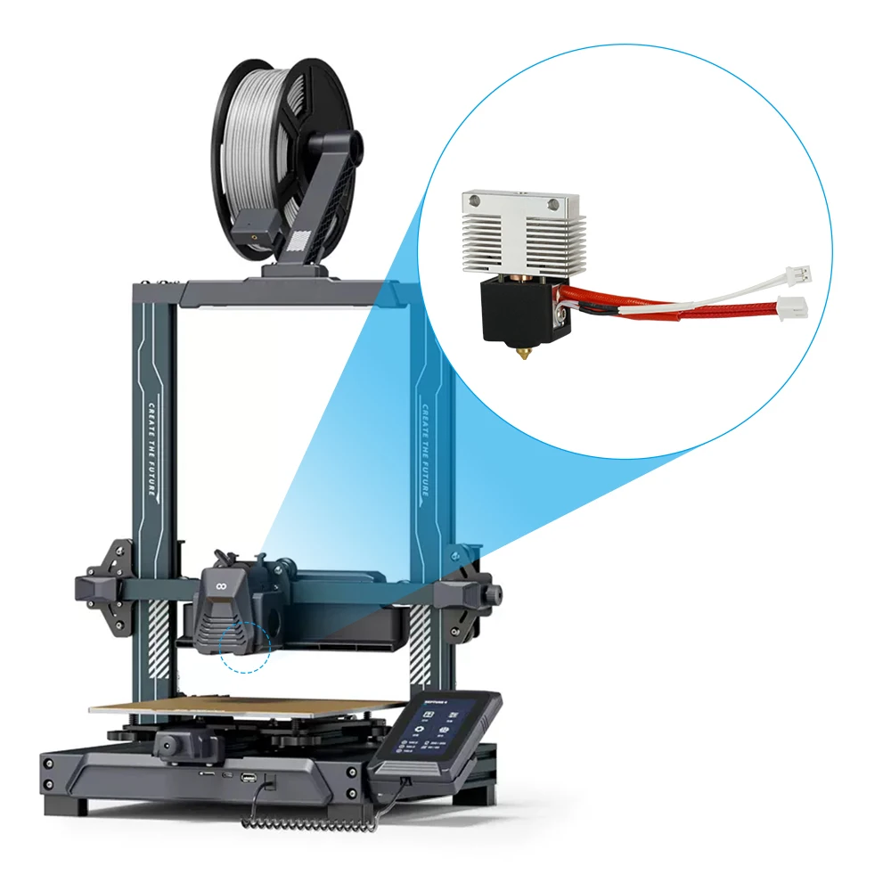 Zestaw do Elegoo Neptune 4 Hotend z wkład grzewczy 24V termistor blok grzewczy do Elegoo Neptune4 Pro