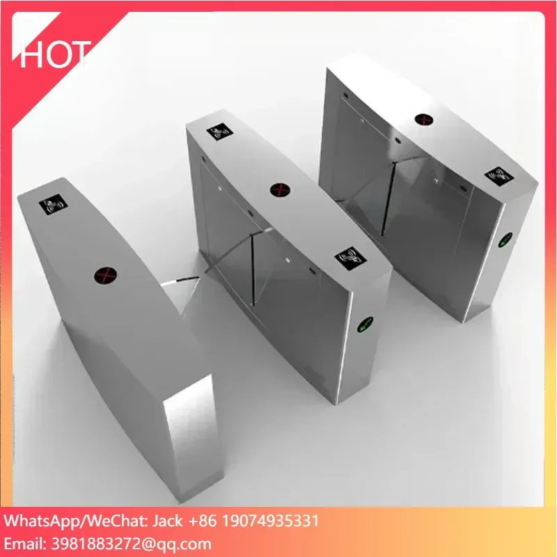 Mongolia Secuera speed Pedestrian Control Electronic Smart Flap Barrier Gate