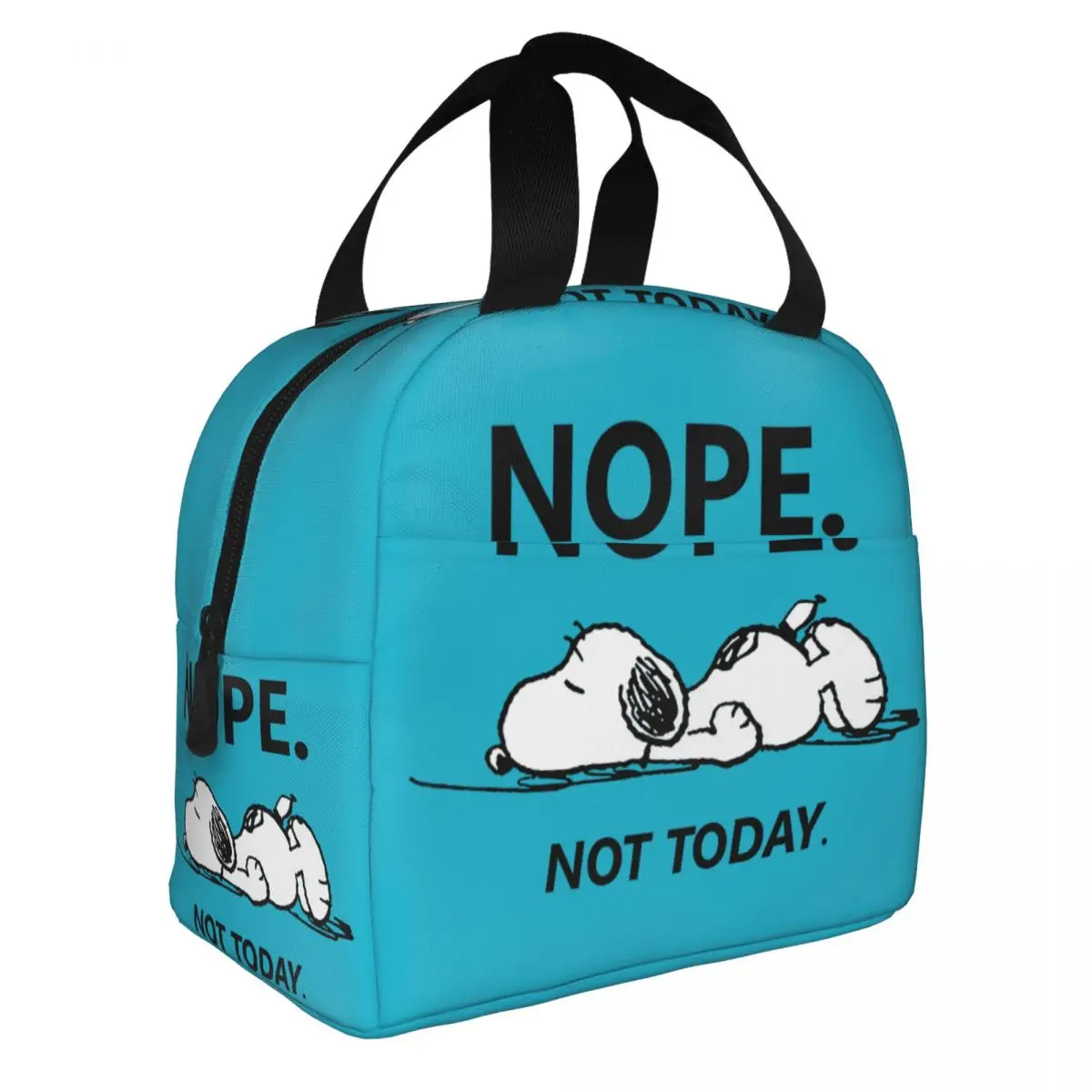 مخصص لطيف الكرتون سنوبي حقيبة الغداء المرأة المحمولة برودة الحرارية معزول علب الاغذية للمدرسة تخزين الغذاء بينتو صندوق