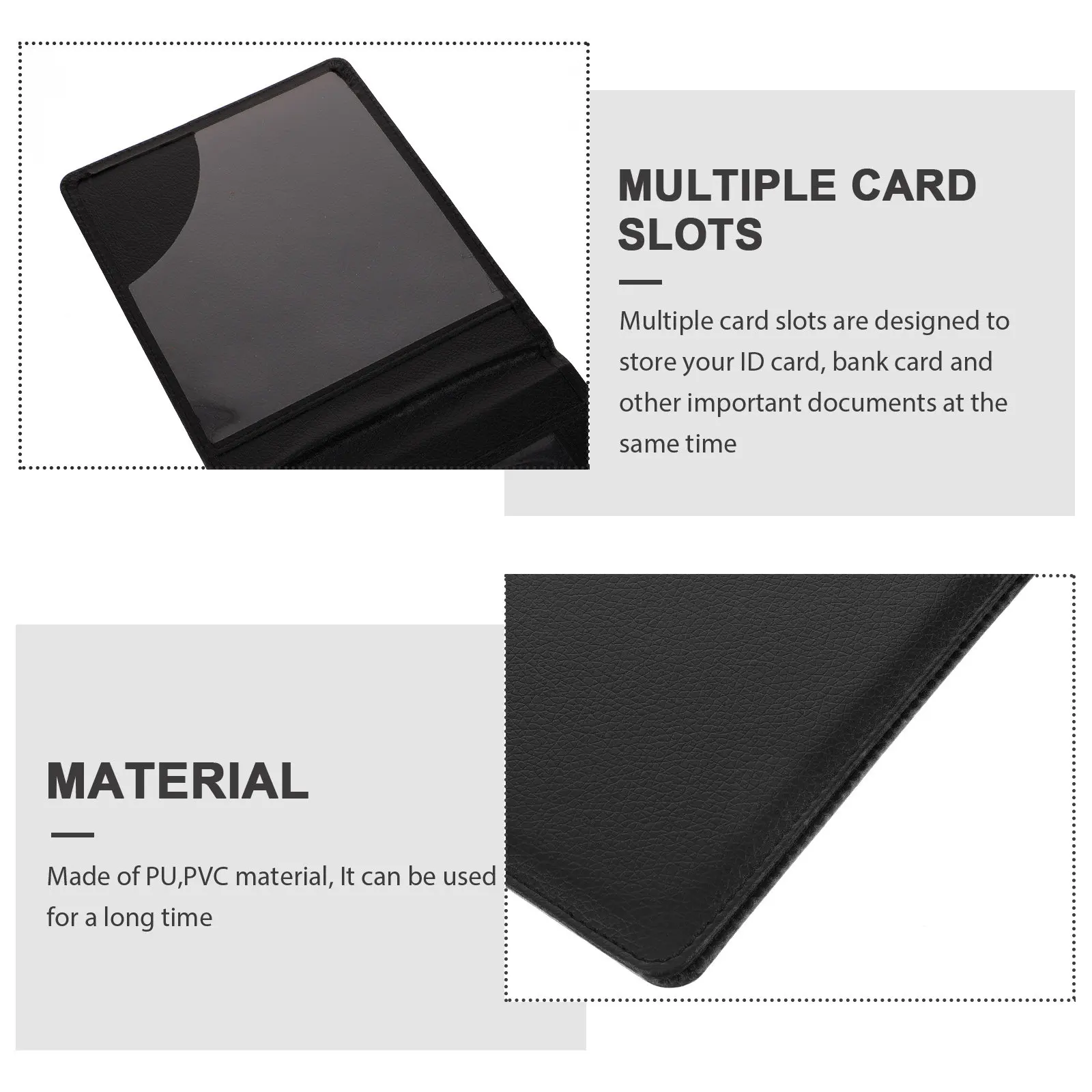 

Disabled Certificate Protector Cover Anti-Lost Id Card Holder Scratch-Proof Oil-Proof Disability Badge Holder Wallet