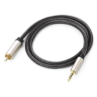Digital Coaxial Audio/Video Cable Stereo SPDIF 3.5mm Jack to RCA Male for TV/Speakers/Amplifier Speakers