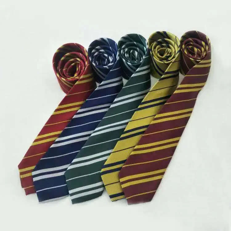 Child Adults Slytherin Tie College Style Cosplay Costume Gryffindor Hufflepuff/Ravenclaw Necktie Scarf and Gloves Party Supplies