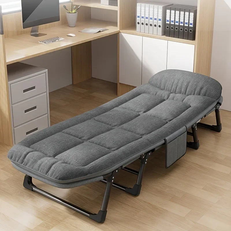 Portable Folding Bed, Aluminum Frame, Outdoor Leisure, Camping & Hiking Furniture, Adult Size, Steel Support, Easy Storage image 3
