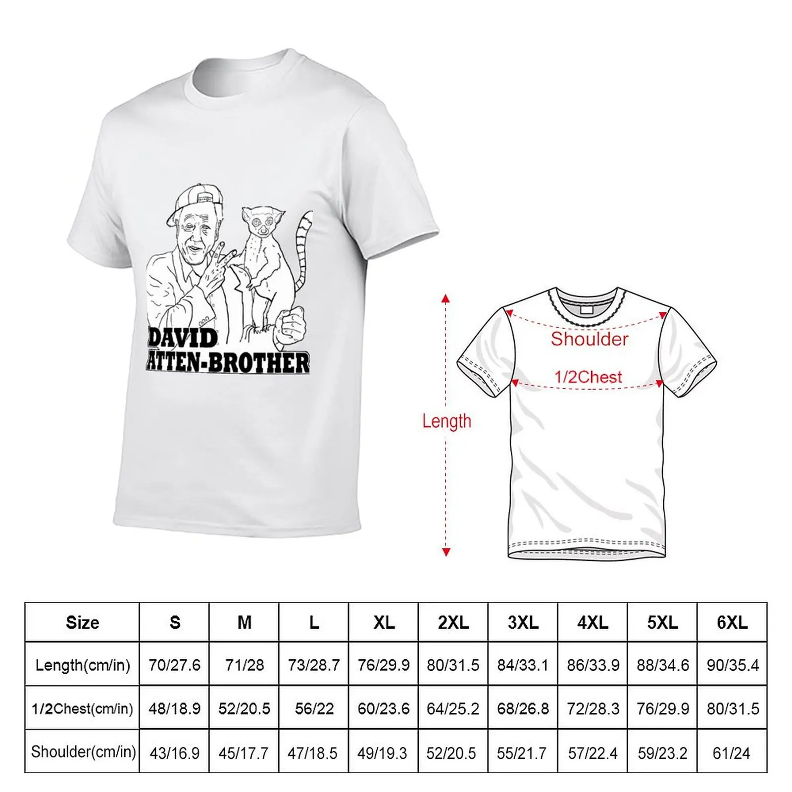 David Atten-Brother T-Shirt Heavy Duty Casual Work Tee