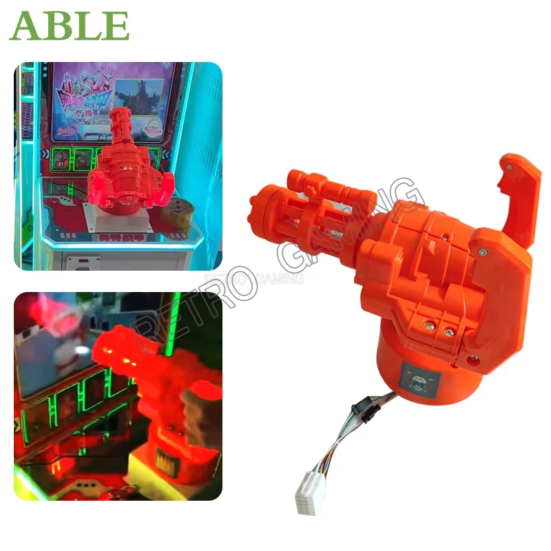 

ALL Arcade Game Guns Gatling Gun for built Kids Shooting Simulator Cabinet Coin Operated Games Kit Parts