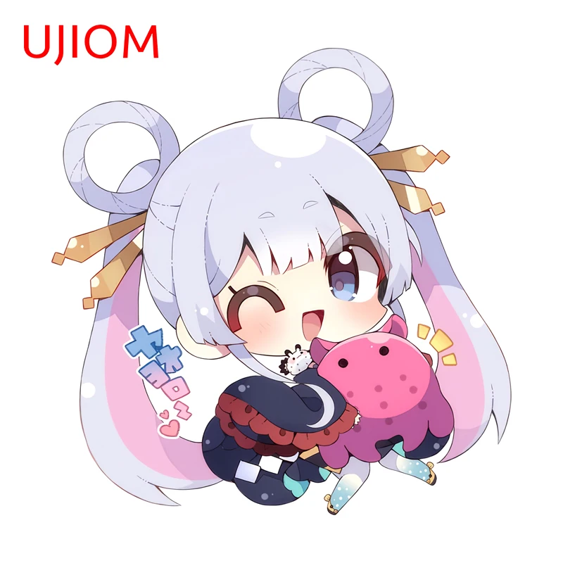 UJIOM Tsukimi Yachiyo Kawaii Wall Sticker Skateboard Interesting Vinyl Decal Sitable For Computer Host Wallpaper Home Decor