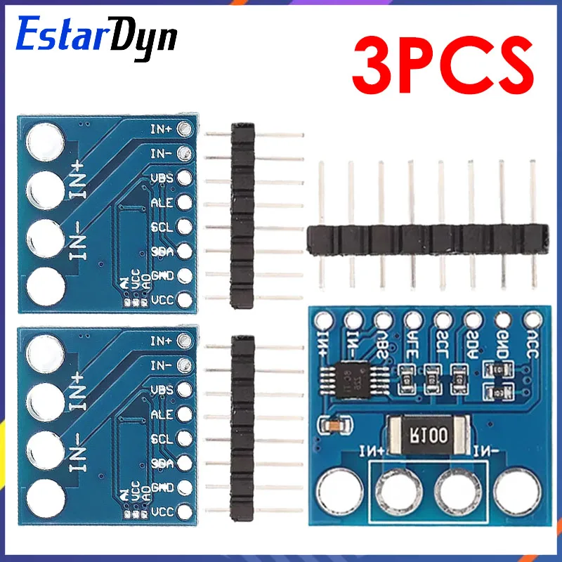 Estardyn 3pcs INA226 IIC I2C Interface Bi-Directional Current/Power Monitoring Sensor Module CJMCU-226