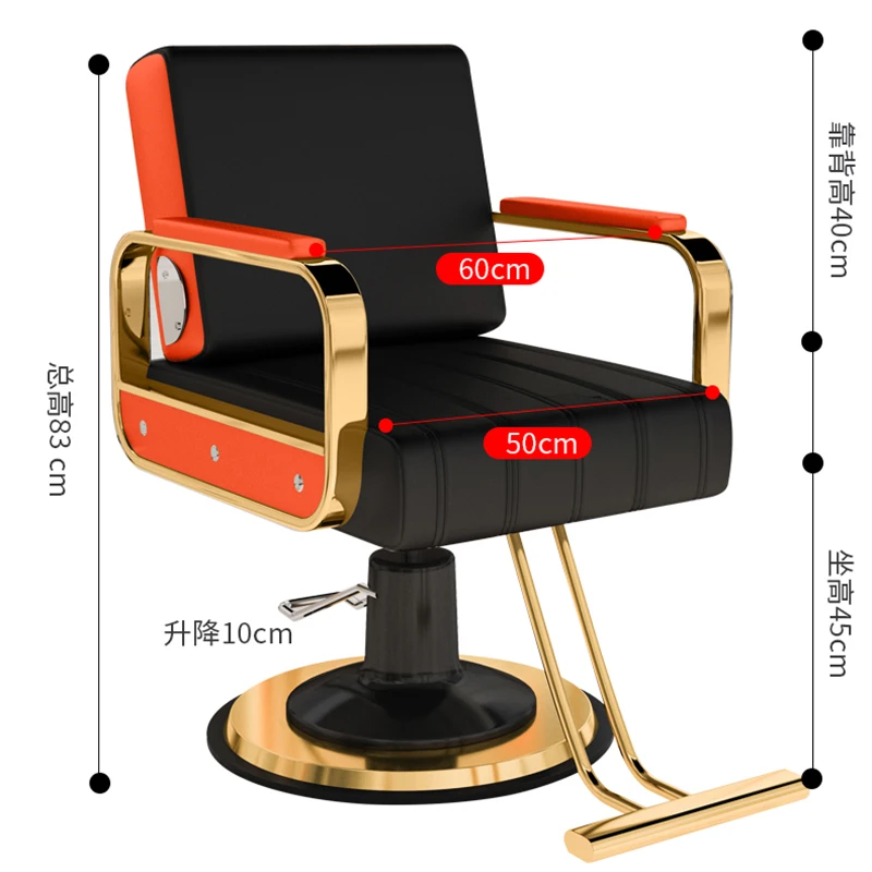 Barber Chair Luxury Modern Professional Styling Esthetician Salon Chair Swivel Hairdressing Wheel Fotel Taburete Furniture