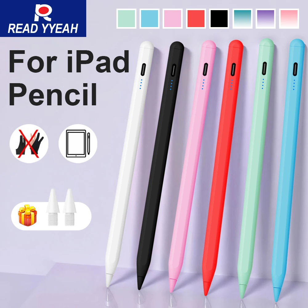 

Touch Pen for Apple iPad Palm Rejection Power Display For iPad Pencil Accessories 2022 2021 2020 2019 2018 Pro Air Mini Stylus