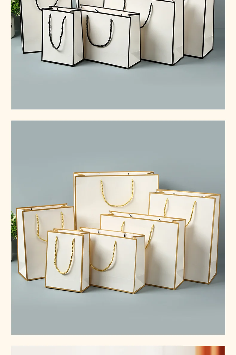 10 Stück Maßgefertigte Hochwertige Kosmetik-Werbegeschenktaschen für Bekleidungsgeschäfte, Unterstützung für individuelles Logo – Detail 6