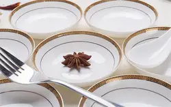3pcs set, 4inch, bone china kids plate, golden banding designe, small soy sauce dish, porcelain plates, sushi tableware snack