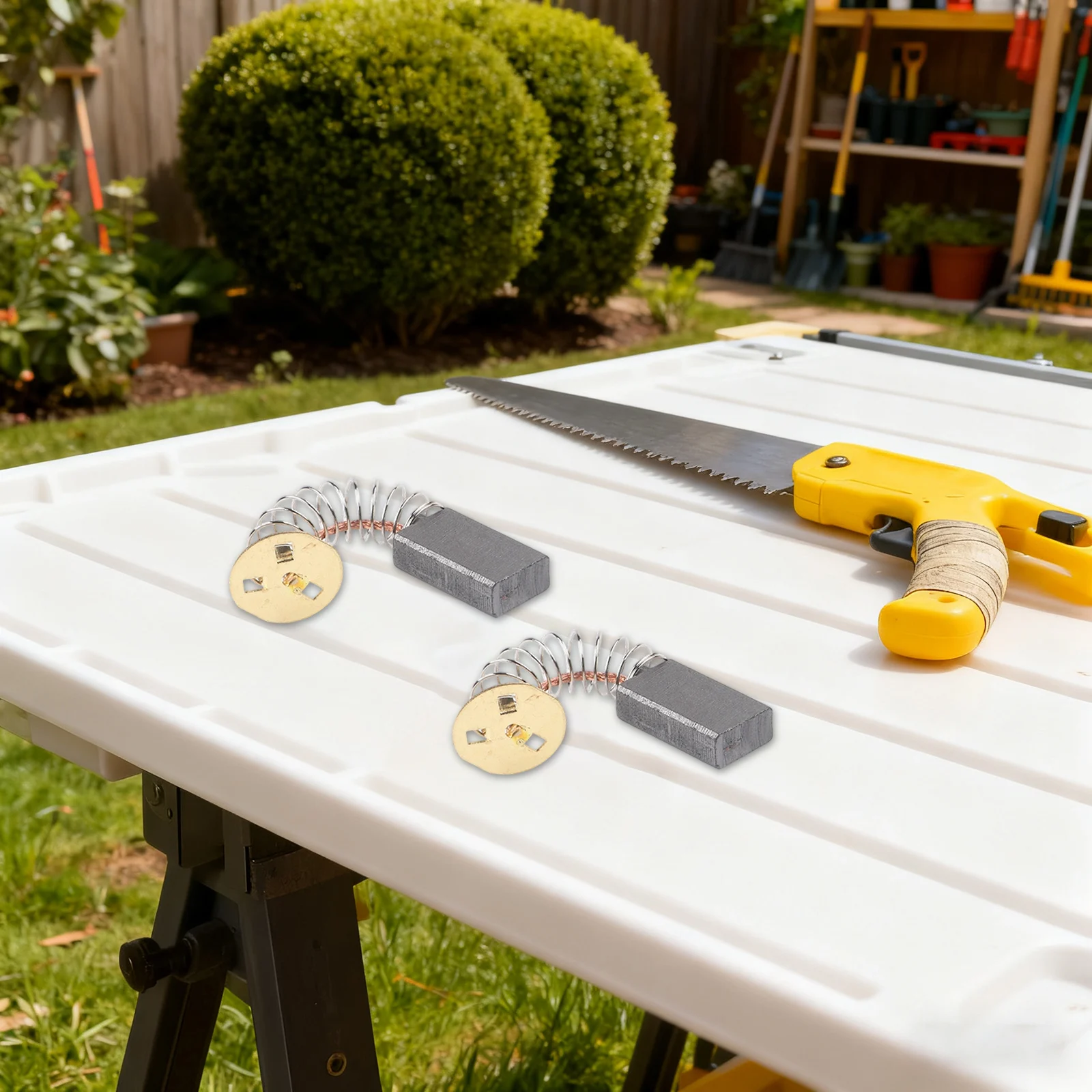 

2 Pack of Carbon Brushes Compatible with For DW705 and DW744 Essential Parts for Maintaining Power Tool Performance