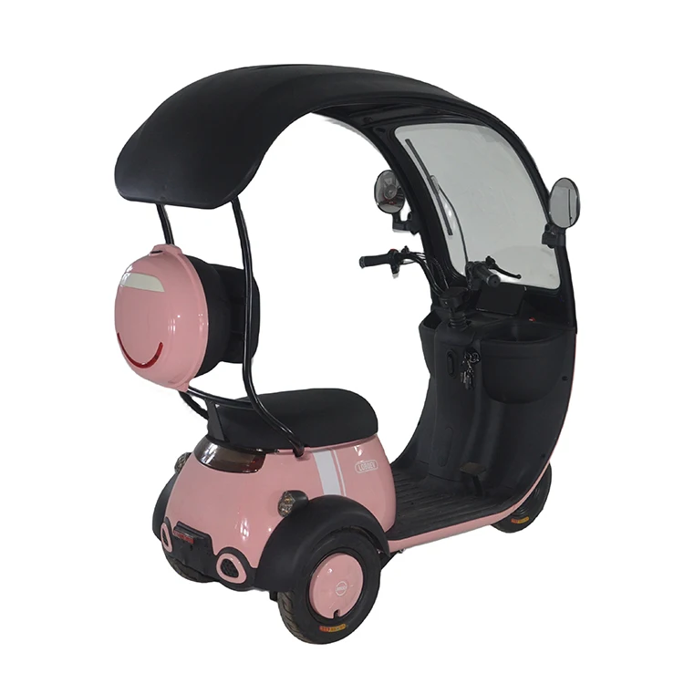 Triciclo elétrico Tuk para adultos, 3 rodas, scooter, triciclos