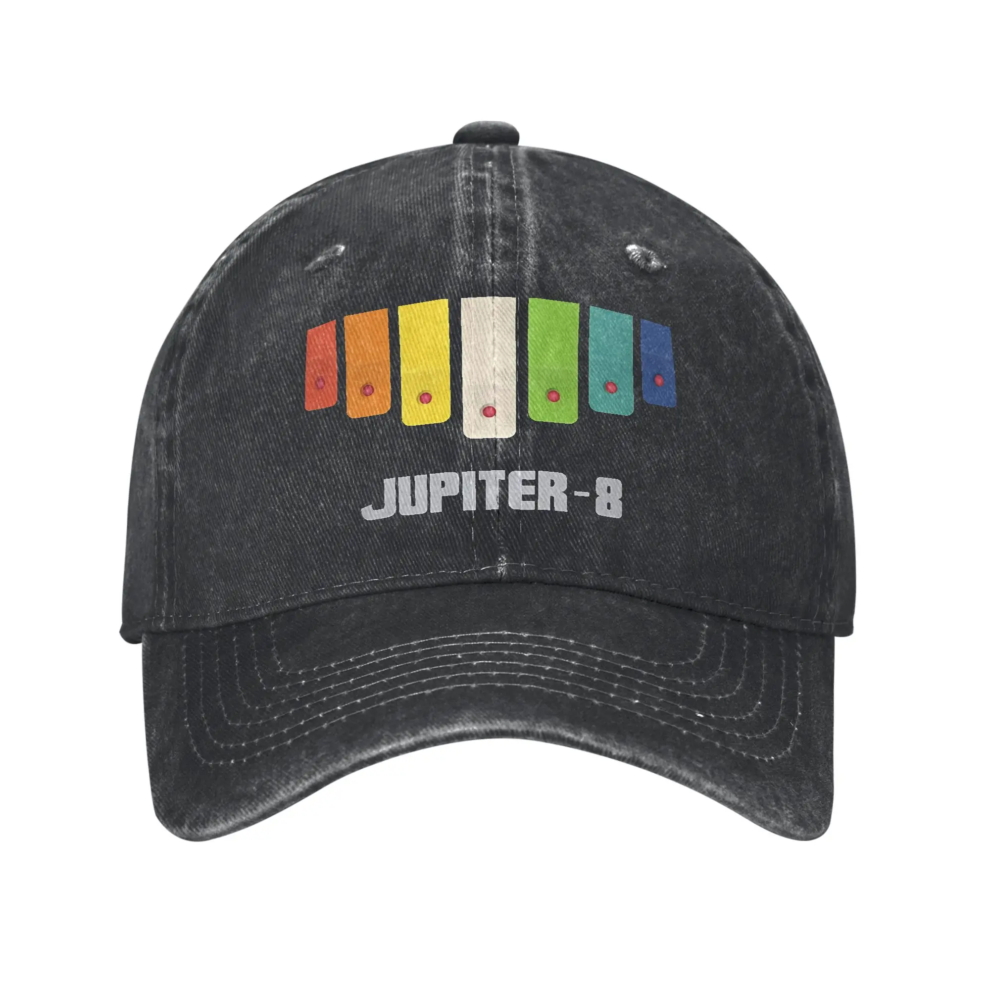 Men Women Roland Jupiter 8 Rainbow Cap Outfits Baseball Caps Classic  Trucker Hats Adjustable