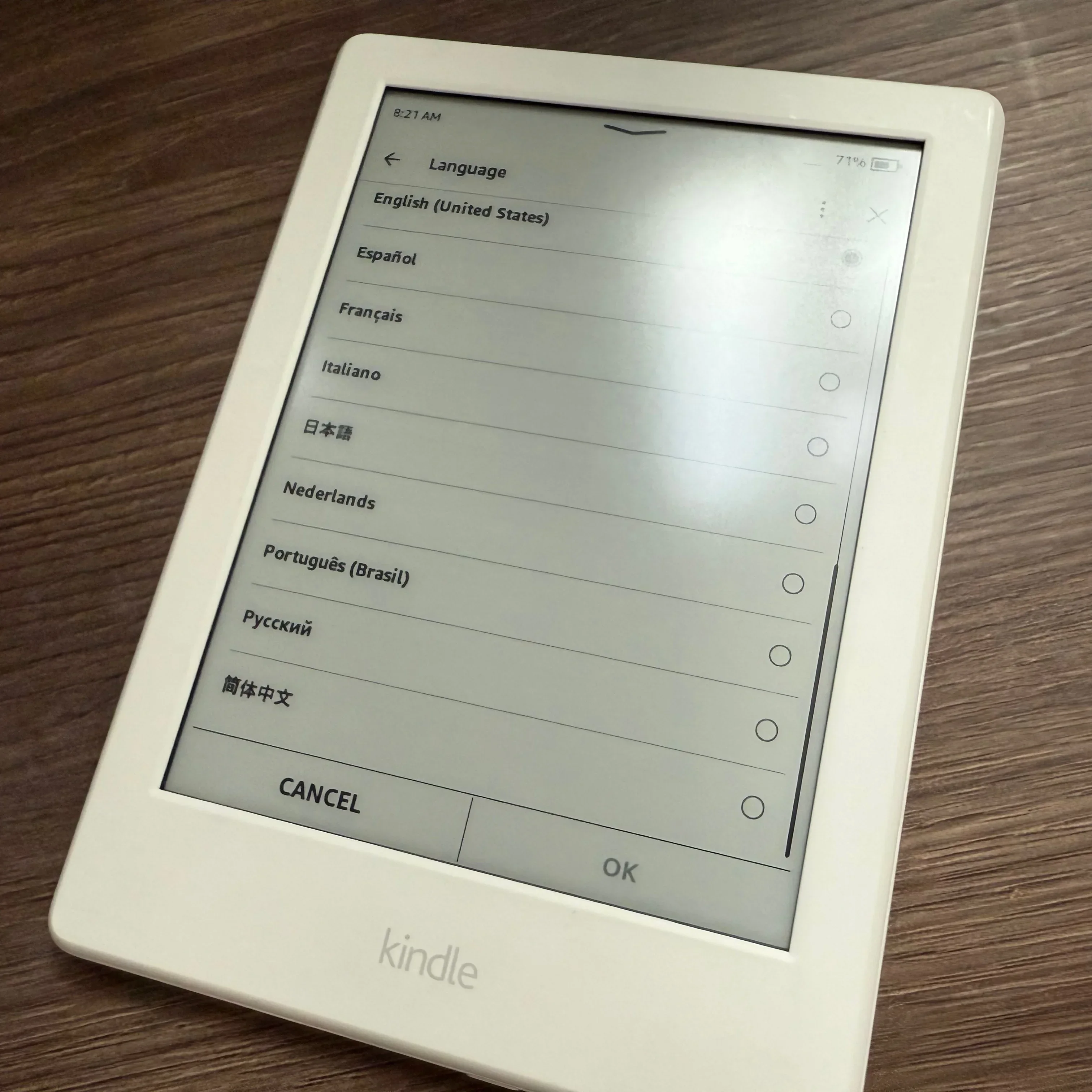 オリジナル Kindle 第8世代 電子書籍リーダー Eink E-ink 6インチ