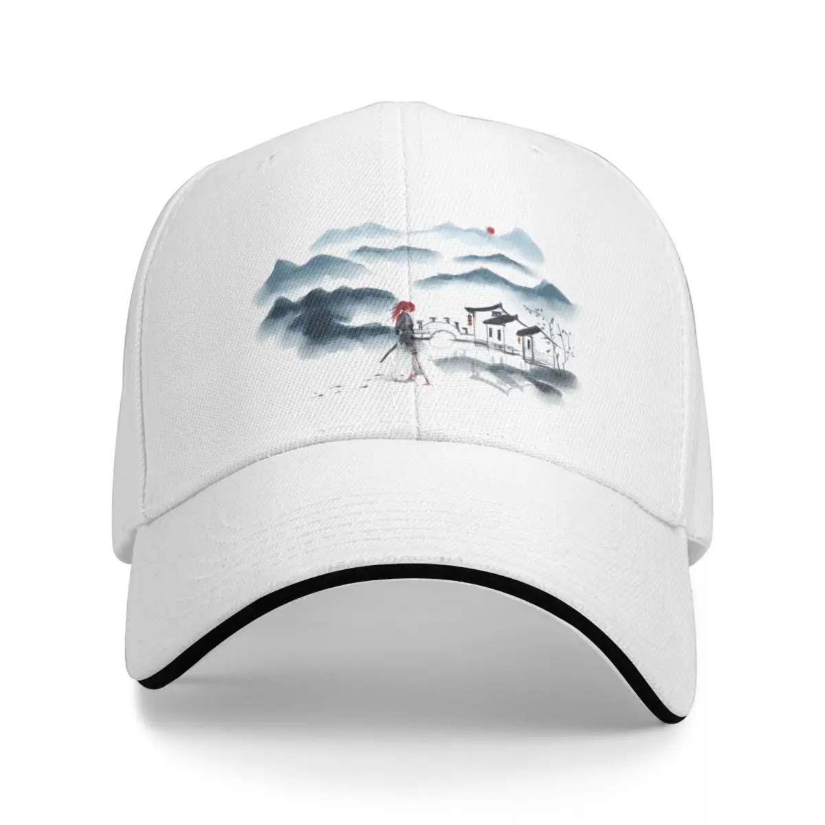 Watercolor Rurouni Kenshin Baseball Cap Hip Hop Snapback Cap Sports Cap Women's Beach Outlet 2024 Men's