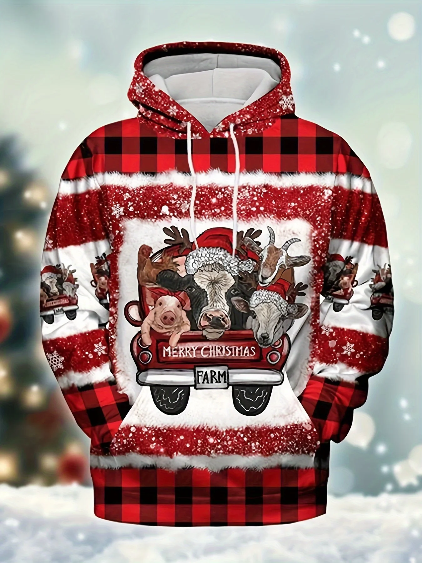 ثلاثية الأبعاد مطبوعة 2024 مريحة سانتا كلوز الرجال الجرافيك هوديي موضة اليومية الأساسية طباعة البلوز الرياضة في الهواء الطلق منتجع #1