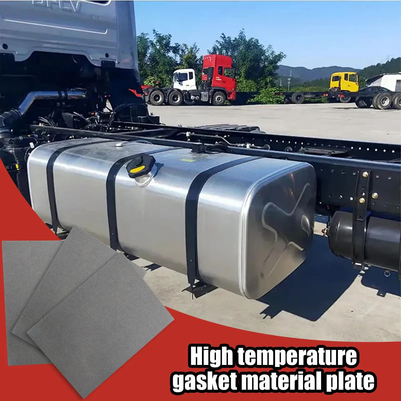 Lámina de Material para Juntas de Alta Temperatura; Juntas de Alta Temperatura Aptas para Reparación de Sellos de Tanques de Combustible de Automóviles; Juntas de Escape