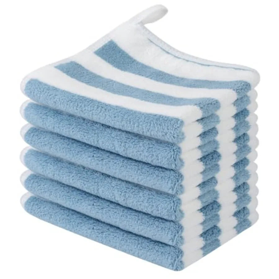 Micriber Facial Cloths Fast Dryg Washcloth ch x ch Absorbent Face Wash Cloth St Makeup Remover Cloths