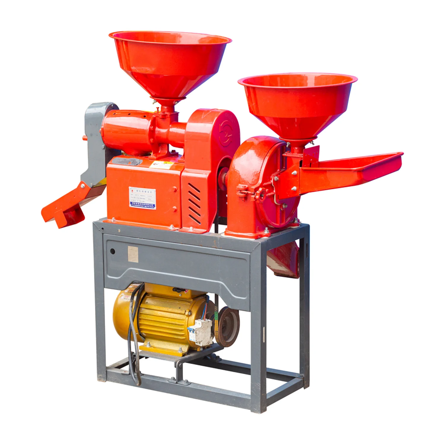 2026WEIYAN 6n70 Portable Small Corn Grinder 4 1 Brown Combined Rice Flour Milling Machine Complete Set Motor Small Rice Milling