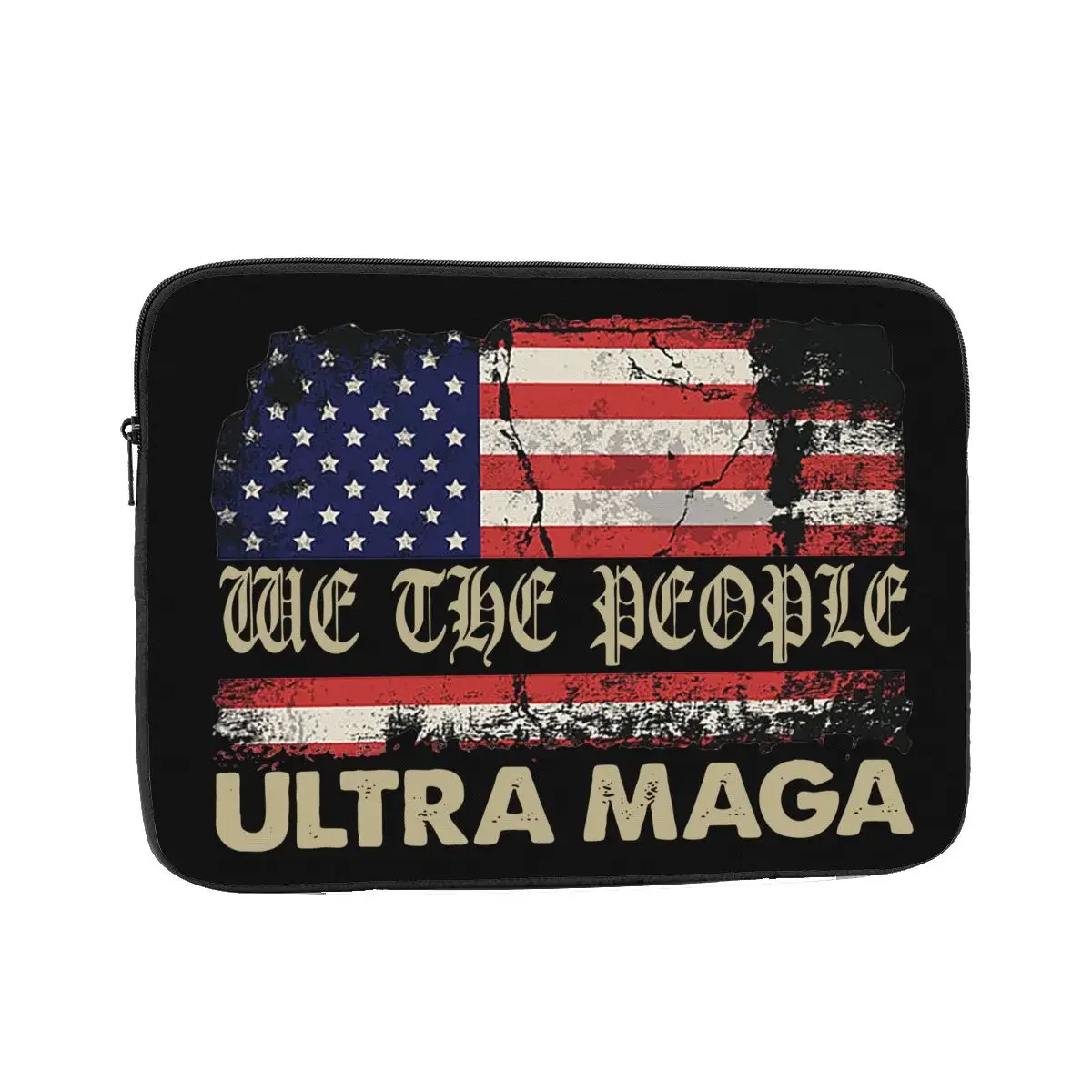 

Laptop Sleeve Case 12 13 15 17 Inch Notebook Bag Case Ultra MAGA Funny Biden US Flag Pro Trump Shockproof Case