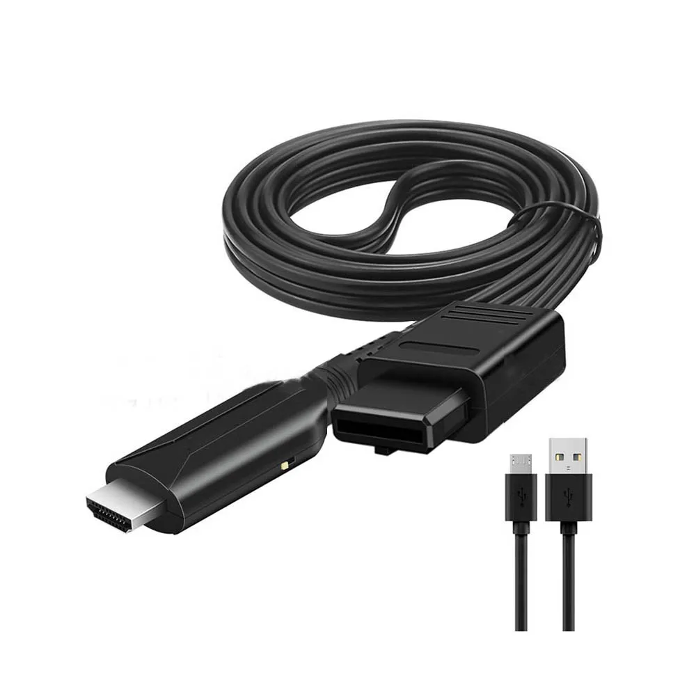 Cabo conversor compatível com N64 para HDMI, adaptador de monitor HDTV, HD 720P, 1080P