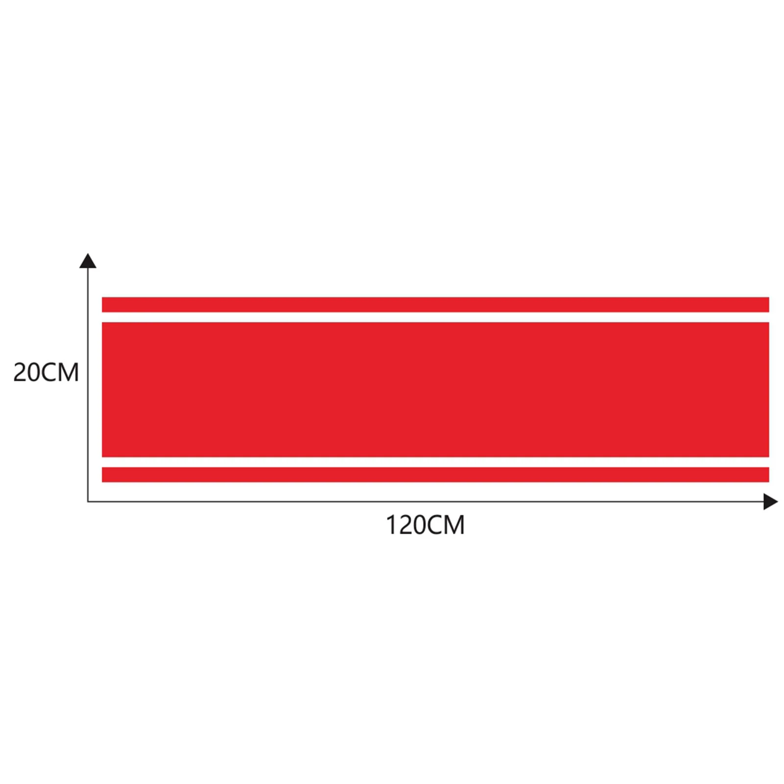 غطاء السيارة شريط ملصق عالمي السيارات سباق المشارب الجسم الجانب الفينيل تعديل شريط صائق الديكور #5